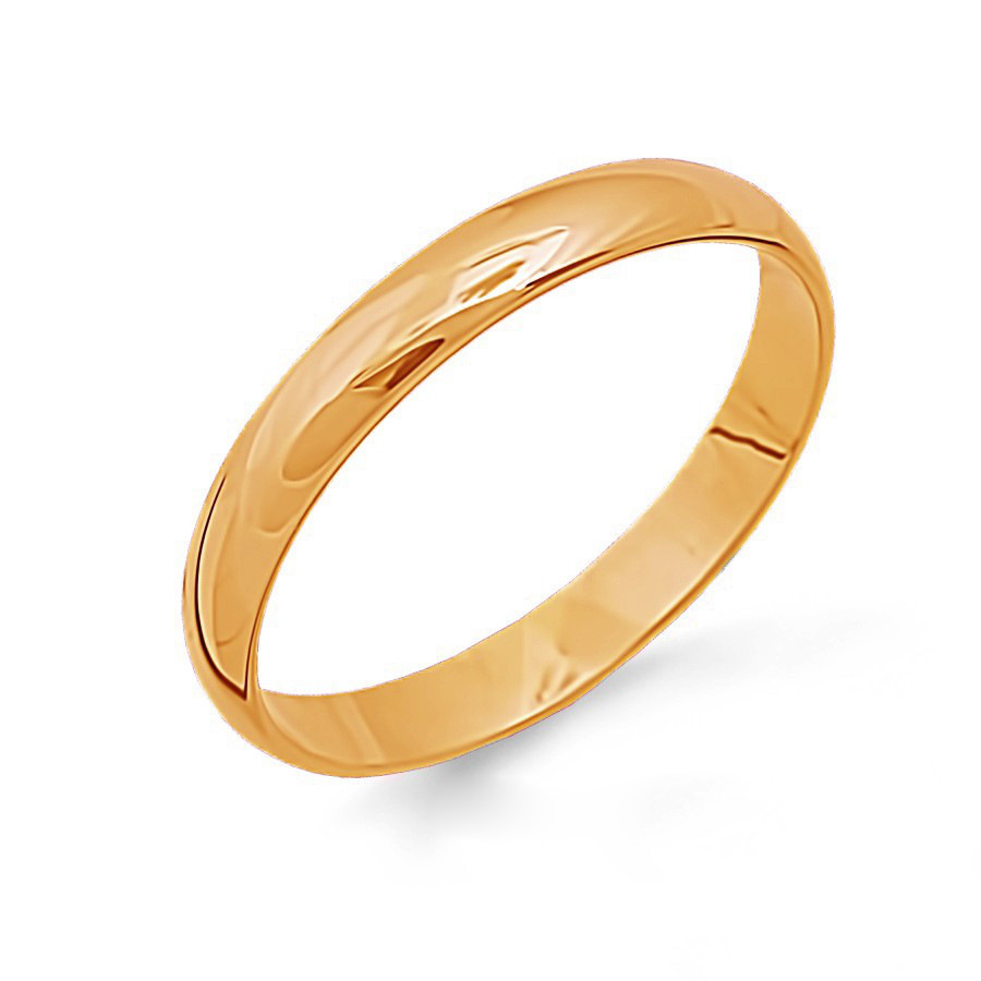 Ehering 375 Rotgold Glatt