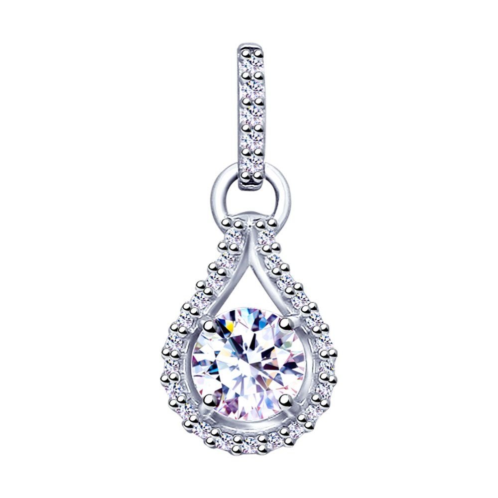 Kettenanhänger 925 Silber mit Zirkonia