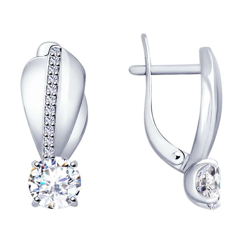 Ohrringe mit Zirkonia | 925 Silber