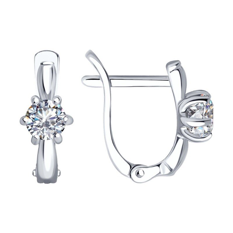 Серьги с Elements серебро 925 пробы