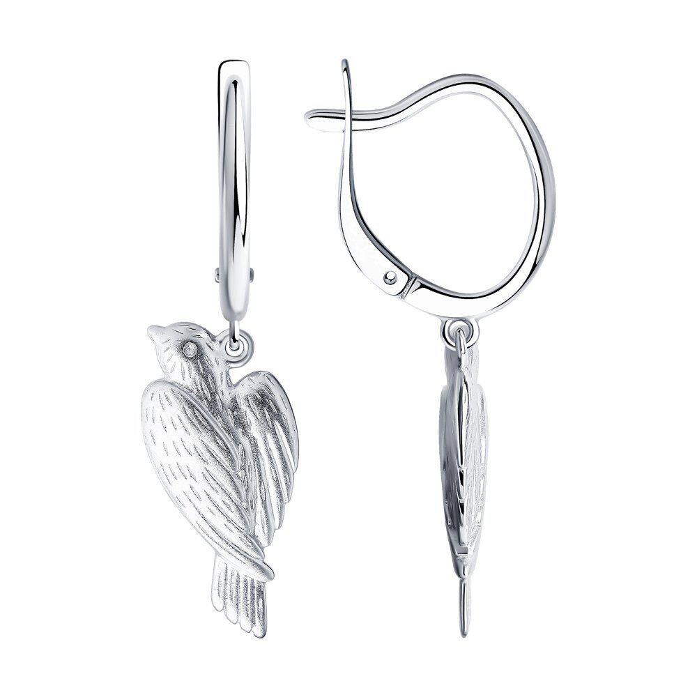 Ohrringe 925 Silber -Vogel