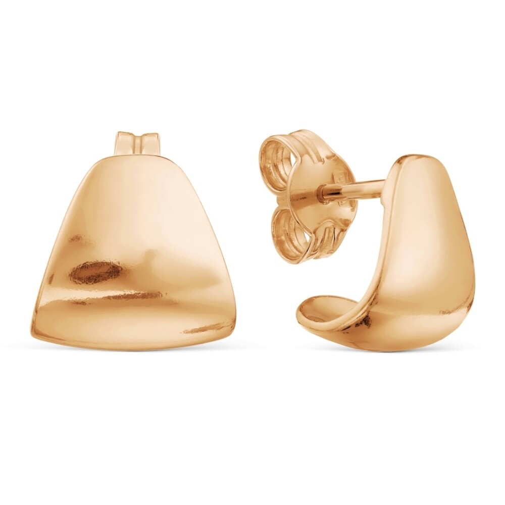 Paar Ohrstecker 925 Silber vergoldet