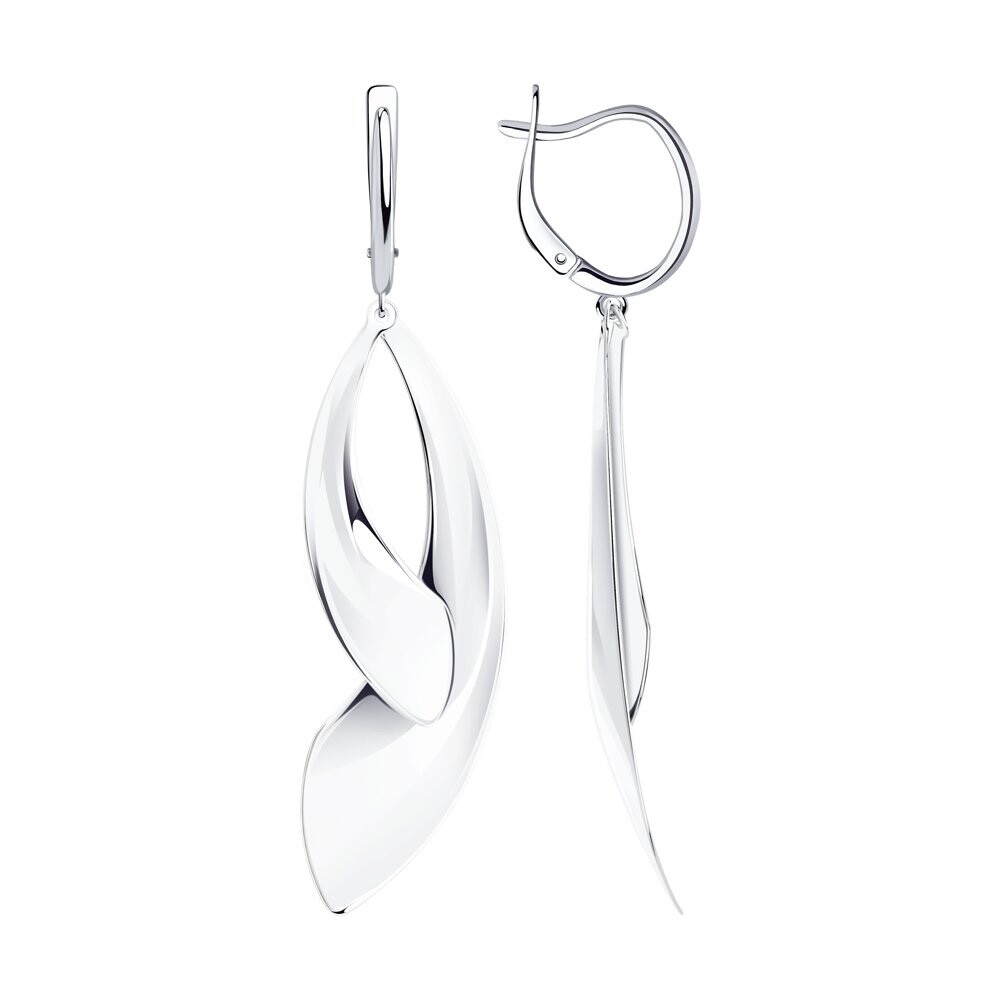 Hängeohrringe aus russischem 925 Silber