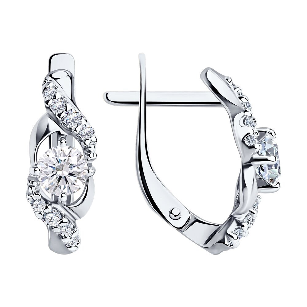 Damen & Kinder Ohrringe 925er Silber mit Zirkonia