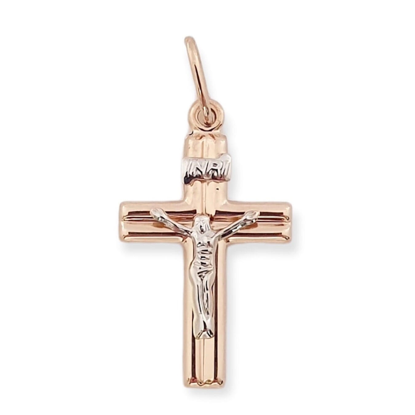 Крестик нательный из русского золота