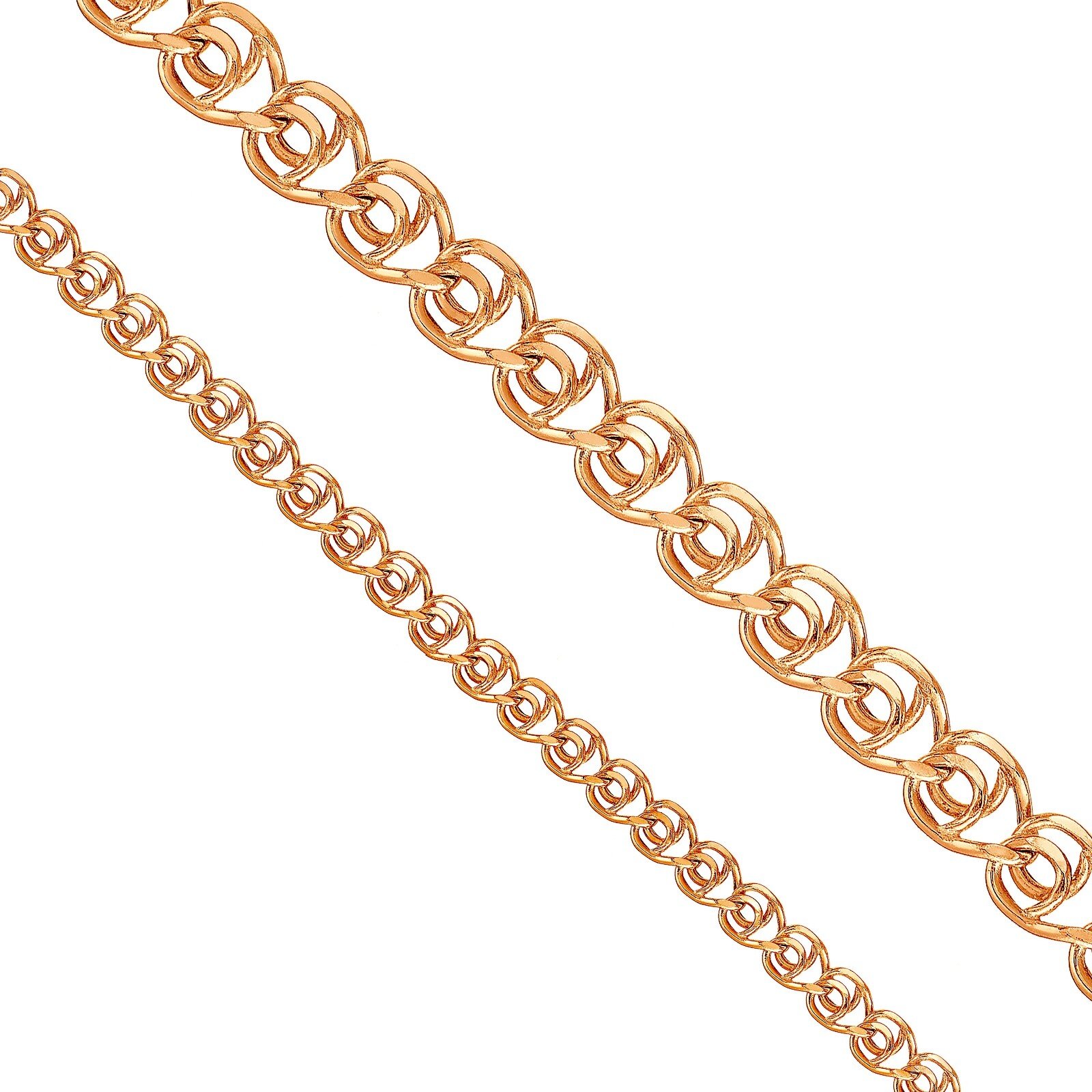 Kette LOVE 585 Rotgold Diamantiert