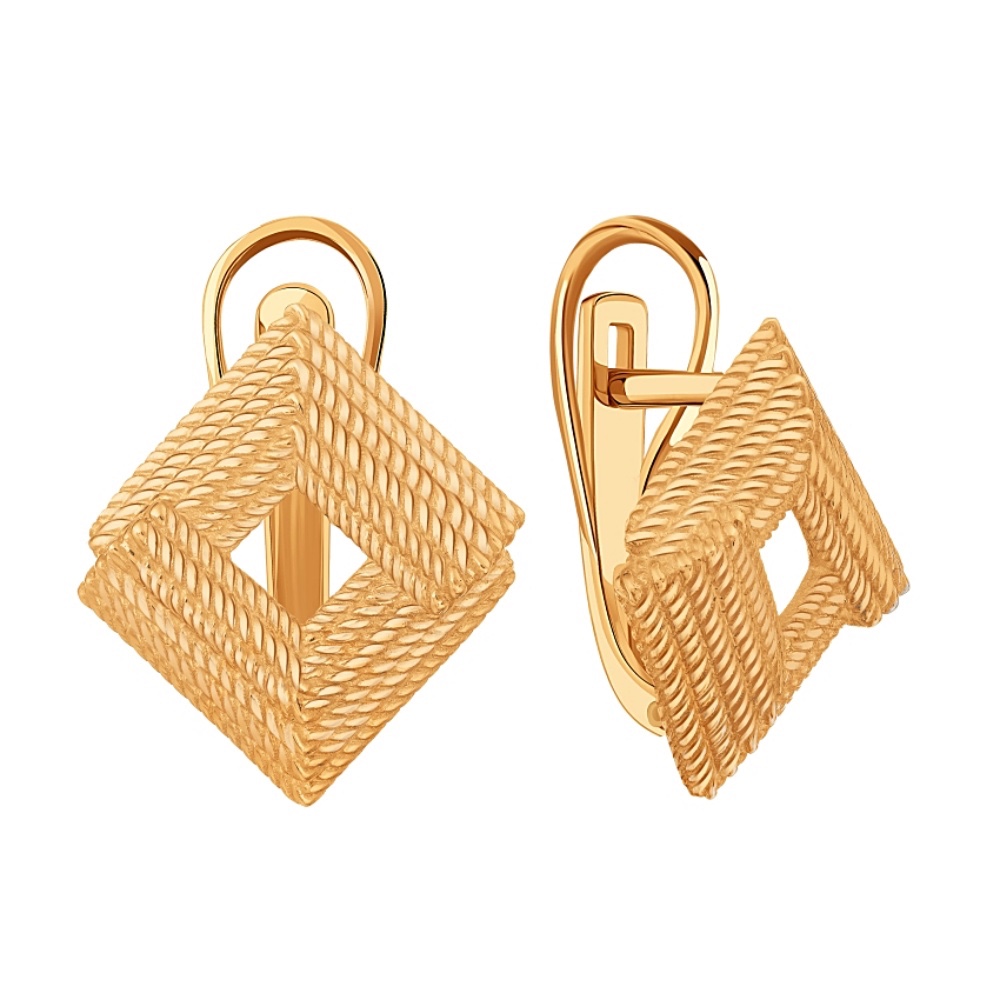 Damen Ohrringe 585er Rotgold Damen Ohrringe 585er Rotgold