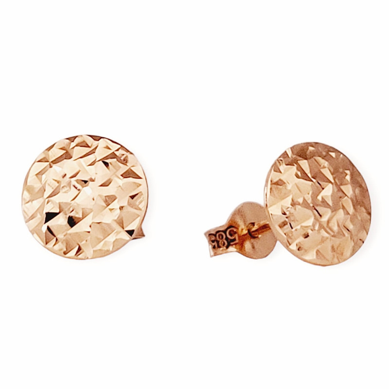 Золотые серьги-гвоздики