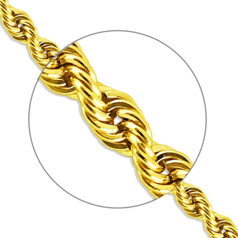 Armband "Kordel" 585 Gelbgold