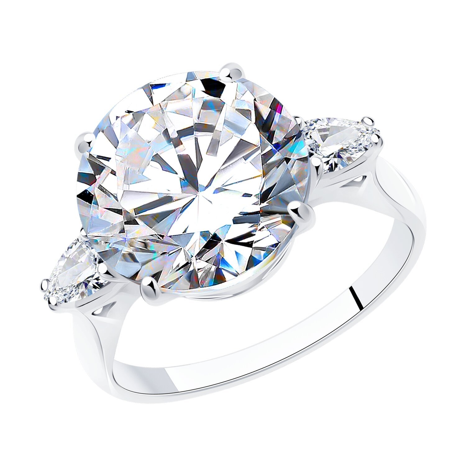 Damen Ring 925 Silber mit Zirkonia