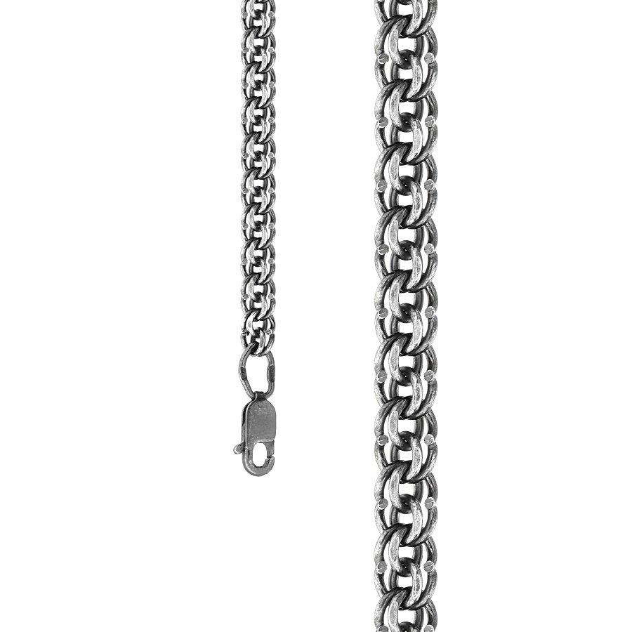 Kette 925 Silber - Garibaldi Rhodiniert