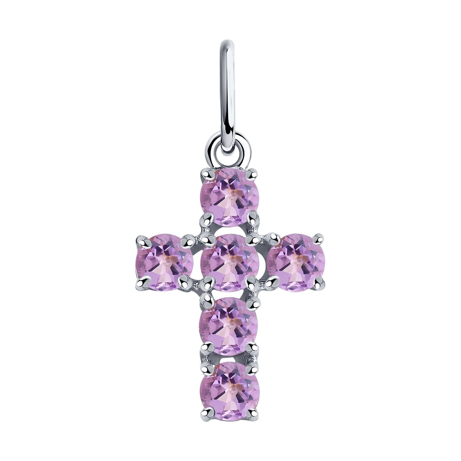 Ketten Anhänger aus 925 Silber mit Amethyst