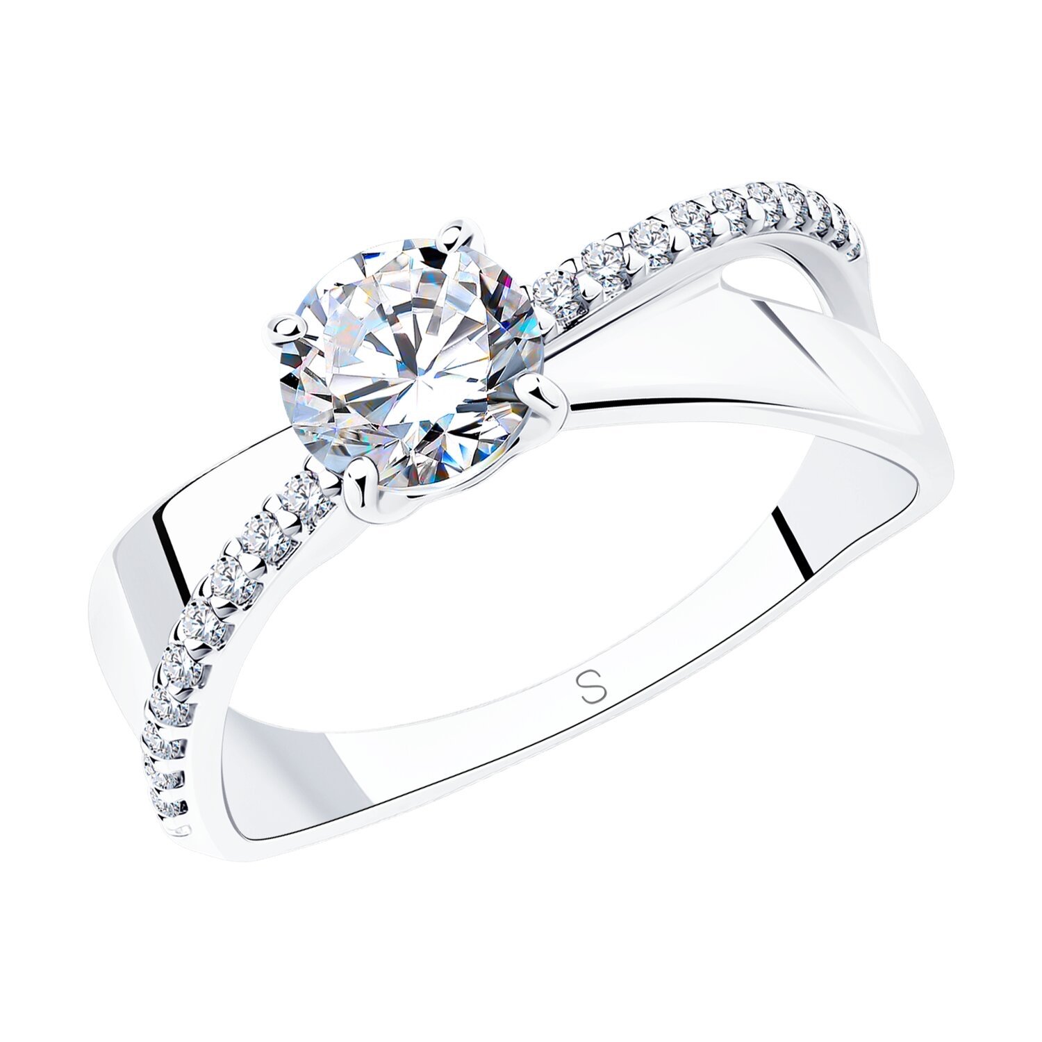 Damen Ring 925 Silber mit Zirkonia