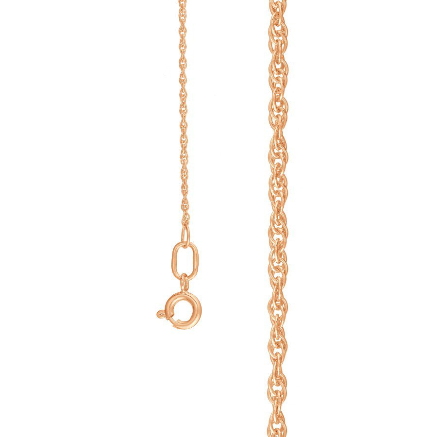 Armband 585 Rotgold Anker Muster Gedreht