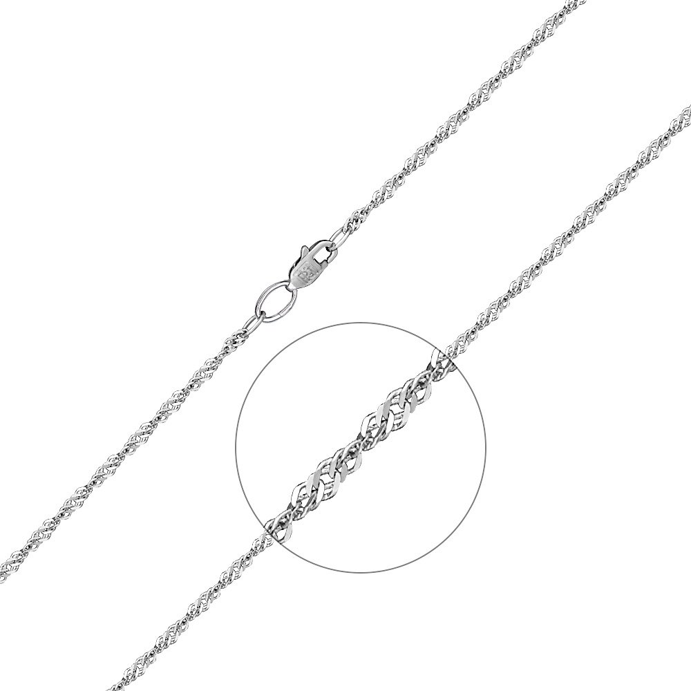 Halskette Kette 925 Silber Singapur