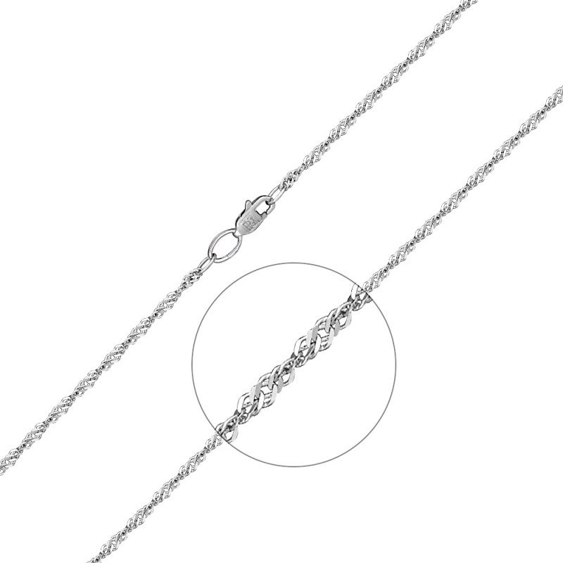 Halskette Kette 925 Silber Singapur