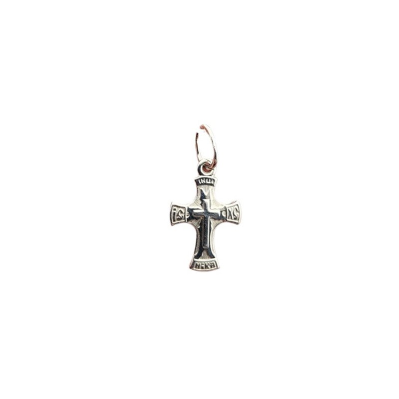 Kreuz Anhänger 925 Silber Orthodox