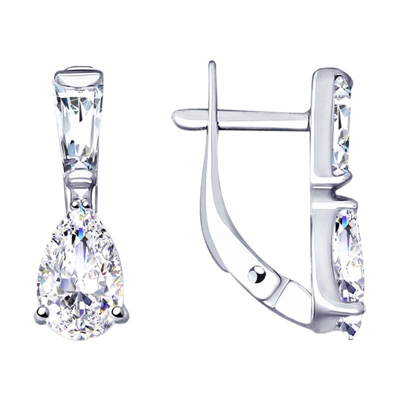 Ohrringe aus 925er Silber mit Zirkonia