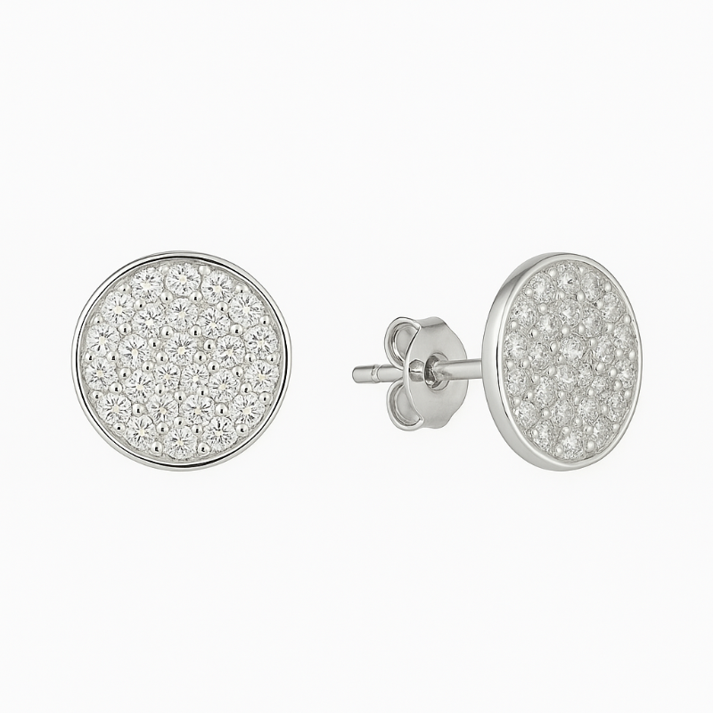 Paar Ohrstecker 925 Silber mit Zirkonia