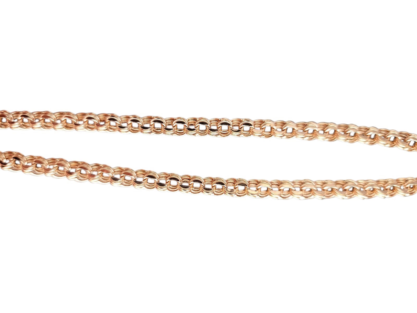 Halskette Kette 585 Rotgold Bismarck Garibaldi