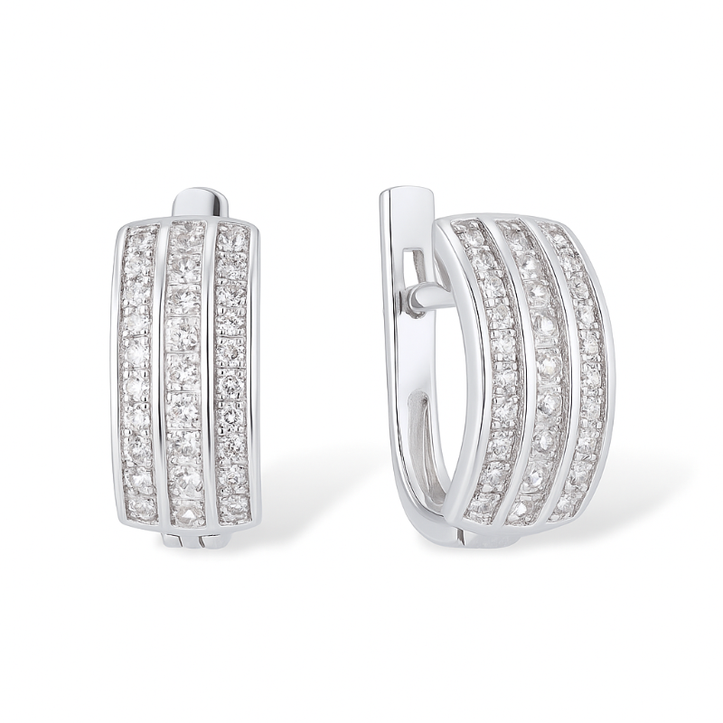 Ohrringe 925 Silber mit Zirkonia