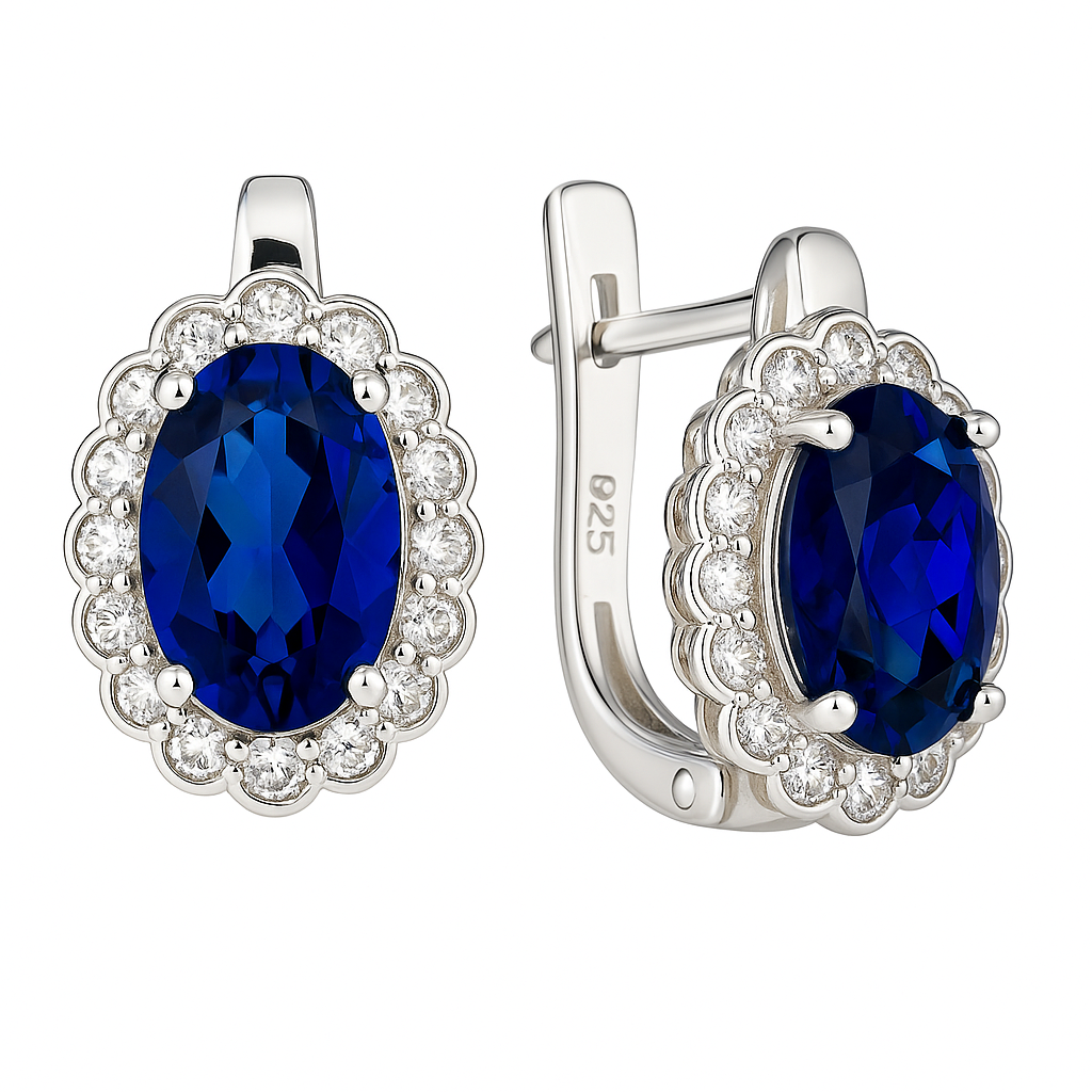 Ohrringe 925 Silber Zirkonia