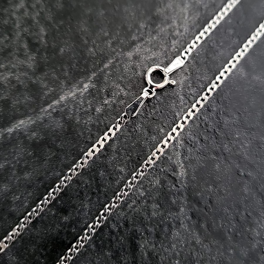 Kette 925 Silber Panzerkette Massiv Halskette