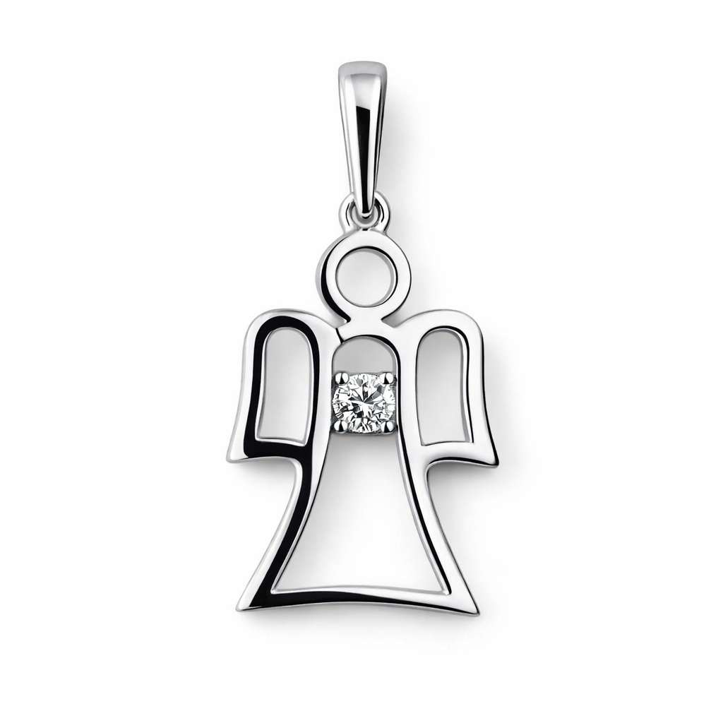 Anhänger „Engelchen“ aus 925 Silber mit Zirkonia