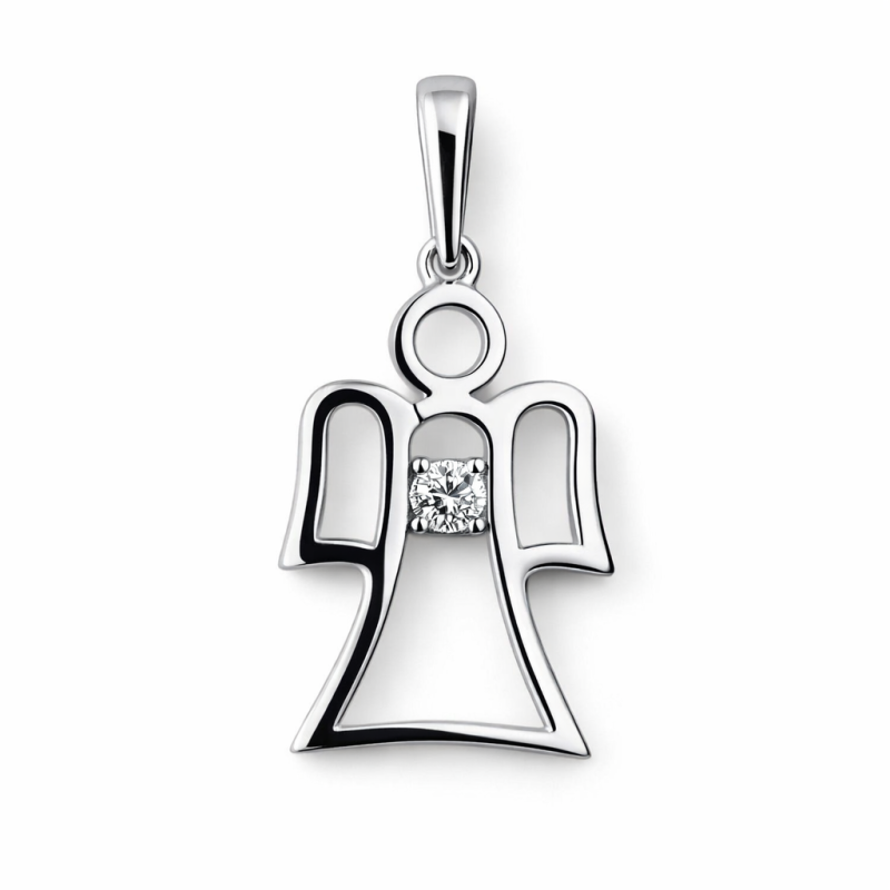 Anhänger „Engelchen“ aus 925 Silber mit Zirkonia