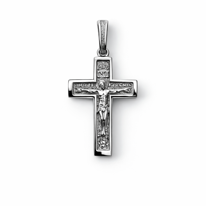 Orthodoxes Kreuz aus 925 Silber
