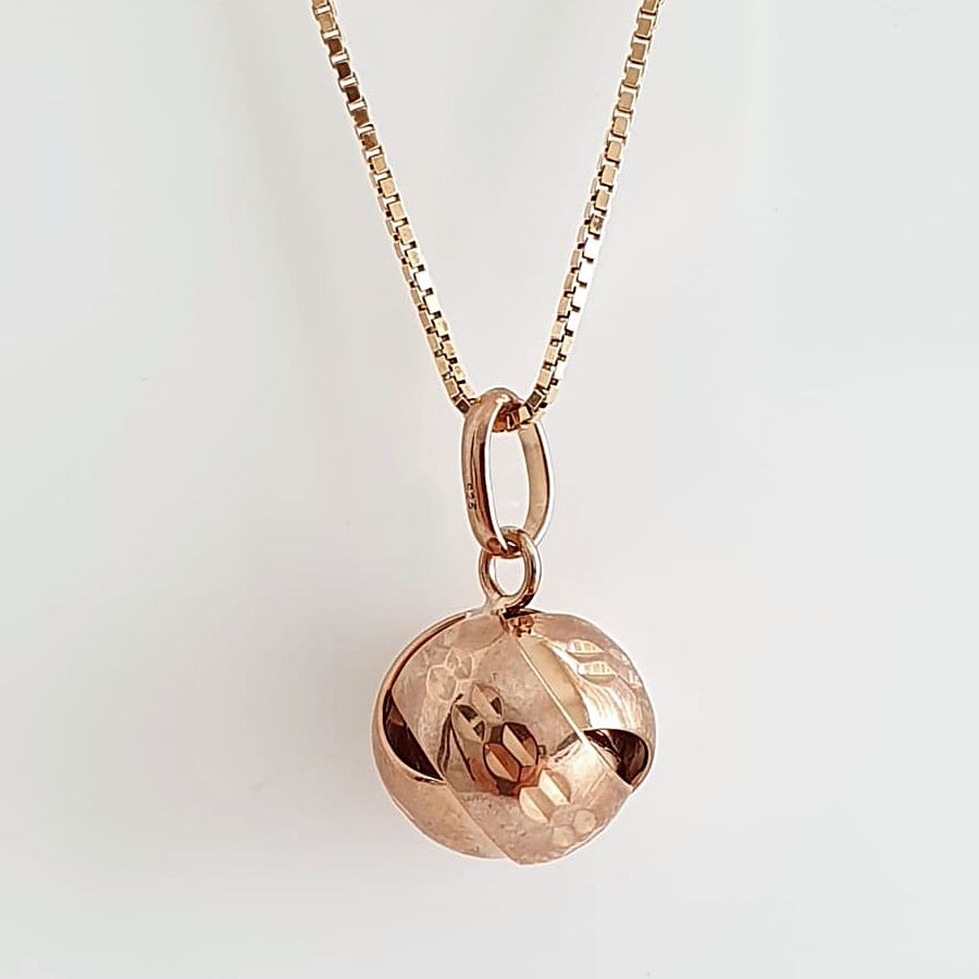 Set • Anhänger mit Kette 925 Silber vergoldet