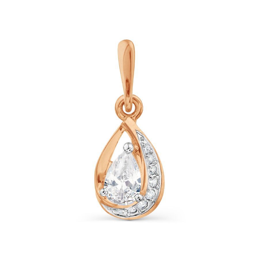 Anhänger "Tropfen" 585 Rotgold Anhänger "Tropfen" 585 Rotgold