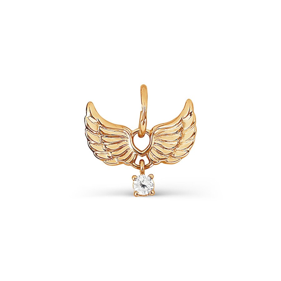 Kettenanhänger mit Zirkonia | 585 Rotgold