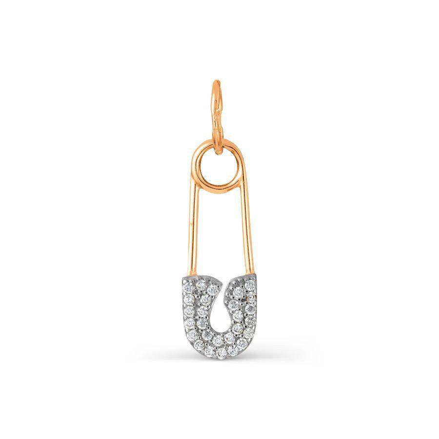Ketten Anhänger 585 Rotgold 14 Karat mit Zirkonia