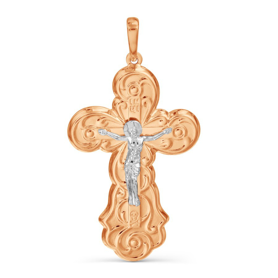 Kreuz Anhänger "Orthodox" 585 Rotgold Kreuz Anhänger "Orthodox" 585 Rotgold